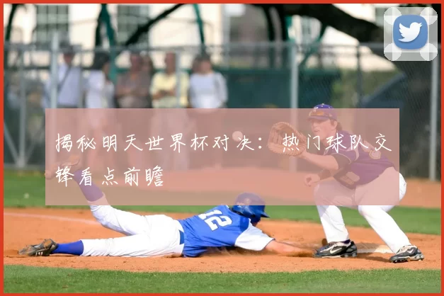 揭秘明天世界杯对决:热门球队交锋看点前瞻